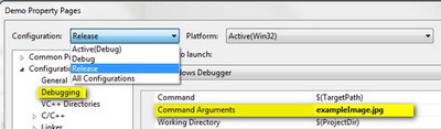 VisualStudioCommandLineArguments